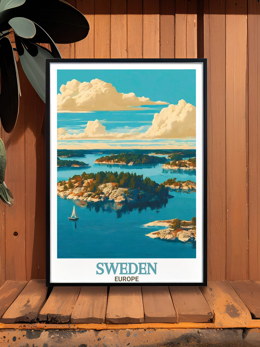 Experience the beauty of the Stockholm Archipelago with these stunning Sweden travel prints. Ideal for travel enthusiasts and nature lovers these modern art pieces capture the essence of Swedish landscapes in vibrant detail.