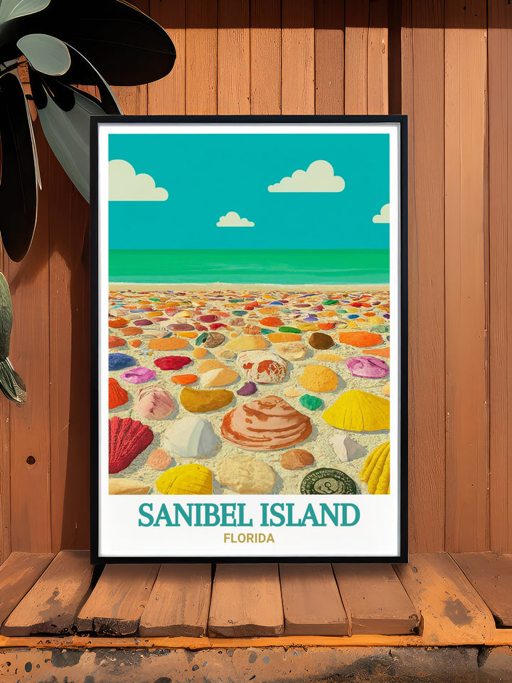 Canvas print of Sanibel Islands Blind Pass Beach, bringing the tranquility of Floridas coastline into your home. A beautiful representation of one of Floridas hidden gems.