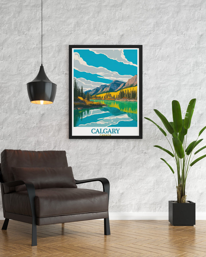 Fish Creek Provincial Park prints that complement any decor style from modern to vintage. These stunning pieces of Canada wall art capture the natural beauty of the park making them perfect for adding a touch of nature to any space.