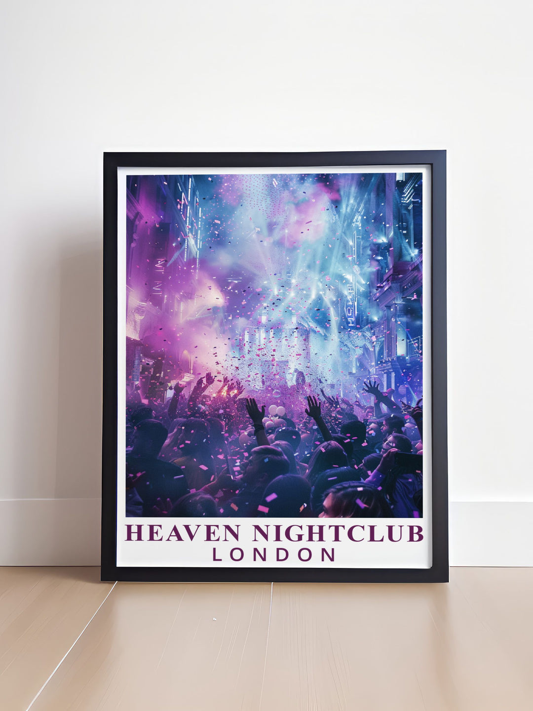This detailed illustration of Londons Heaven Nightclub showcases the vibrant atmosphere and rich history of one of the citys most famous nightclubs.