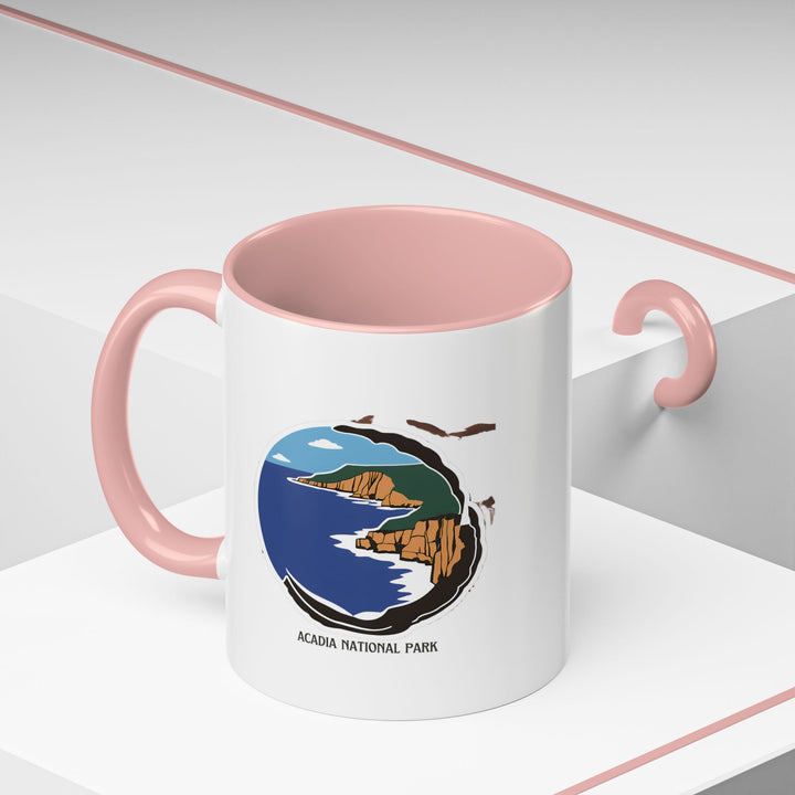 This Acadia National Park mug offers a glimpse into Maine’s stunning landscapes. Featuring artwork inspired by Acadia’s beauty, it is a perfect addition to your mug collection. Durable, microwave-safe, and dishwasher-safe for convenience.