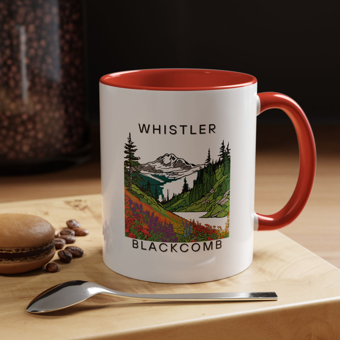 A vibrant Whistler Blackcomb mug celebrating the beauty of Canada’s top ski resort. Ideal for coffee lovers, it’s perfect for bringing the mountain vibes to your home. Durable, microwave and dishwasher safe, a great gift for nature lovers.