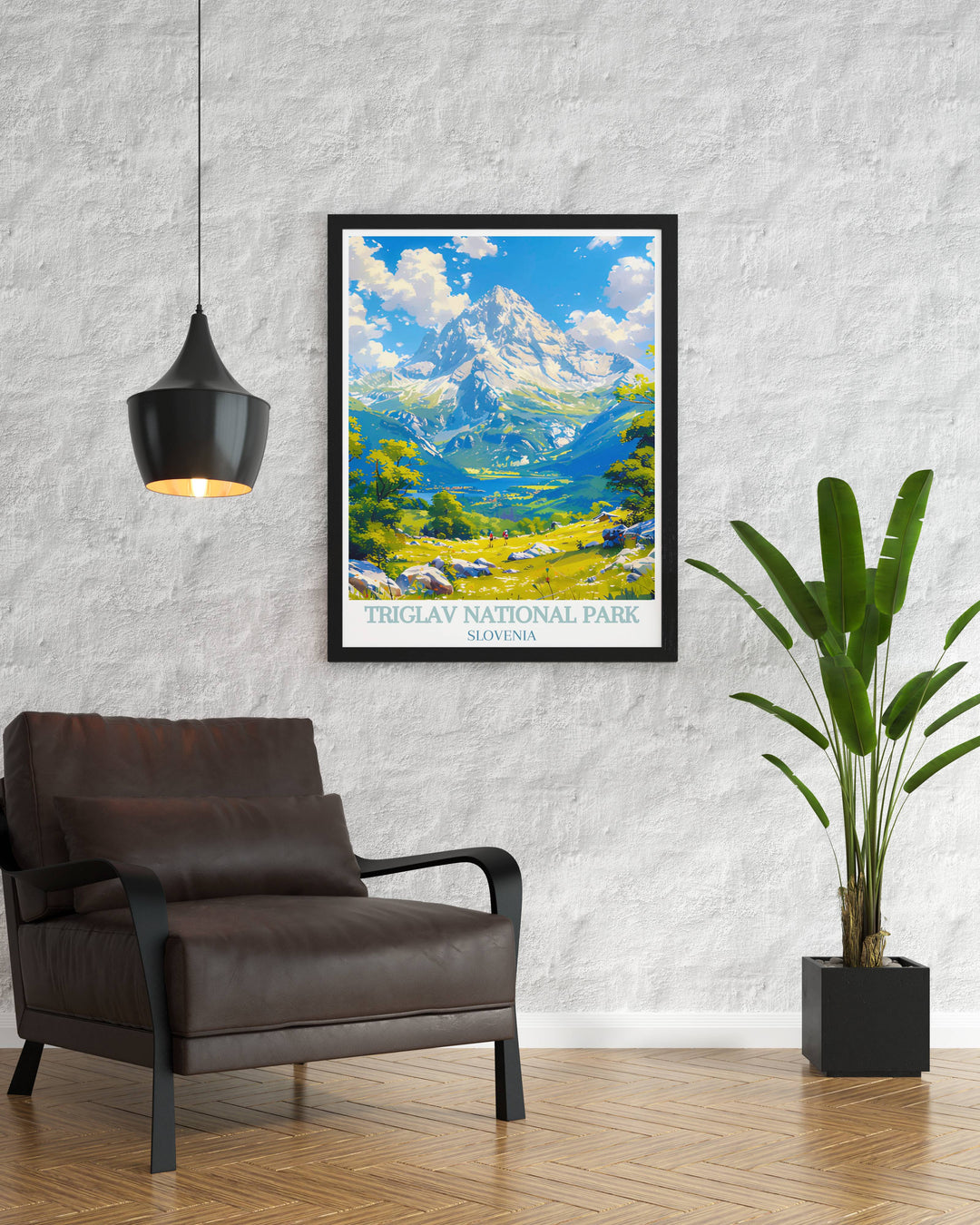 Exquisite print of Triglav National Park, capturing the adventurous spirit with views of Mount Triglav and serene glacial lakes.