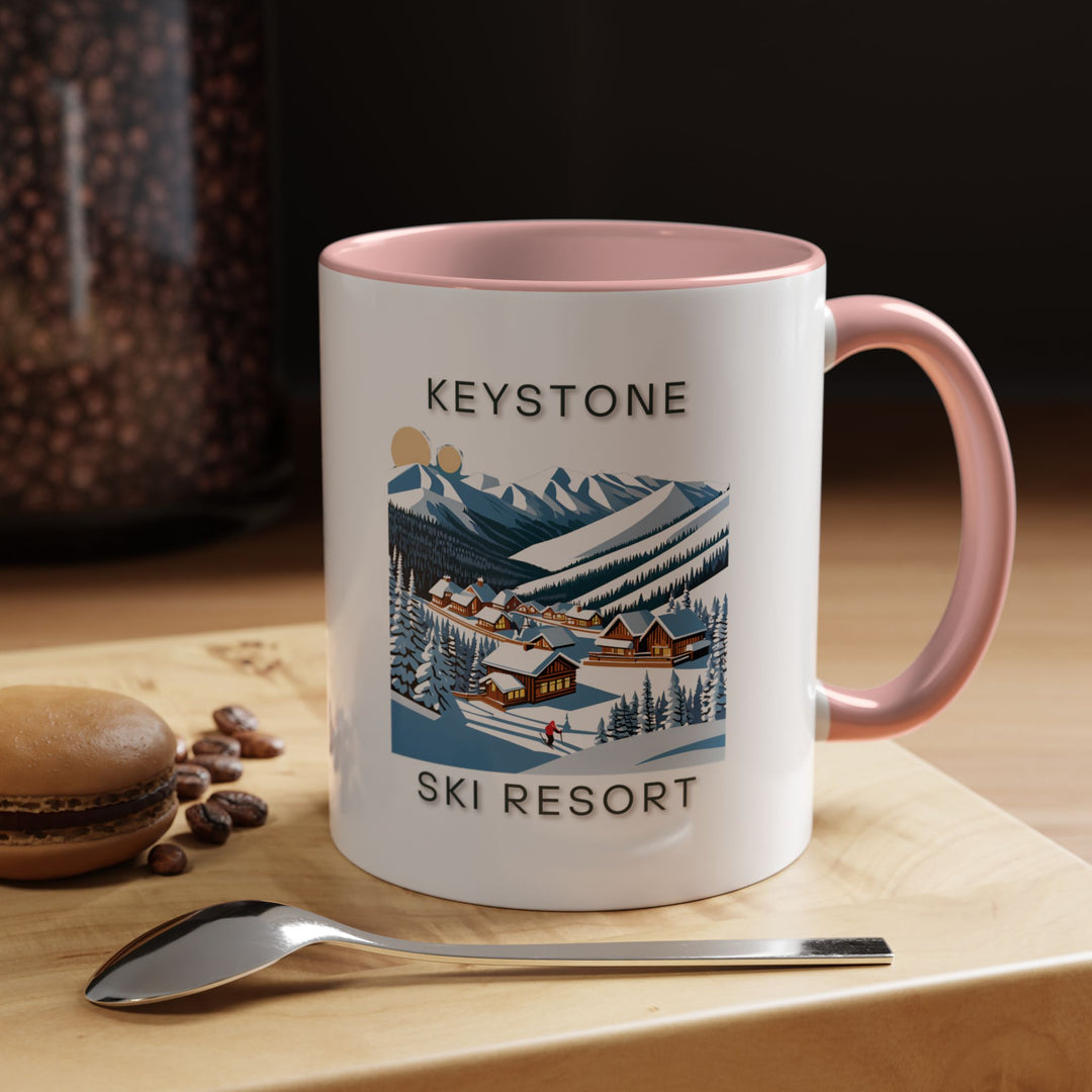 Enjoy your favorite beverage with this Keystone Ski Resort mug, highlighting Colorado’s majestic slopes and winter activities. Dishwasher-safe and durable, it is a meaningful gift or keepsake for fans of Keystone.