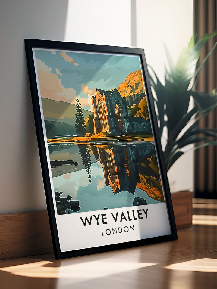 Elegant Home Decor featuring Tintern Abbey in the Wye Valley this stunning print brings a touch of historical charm to any living space