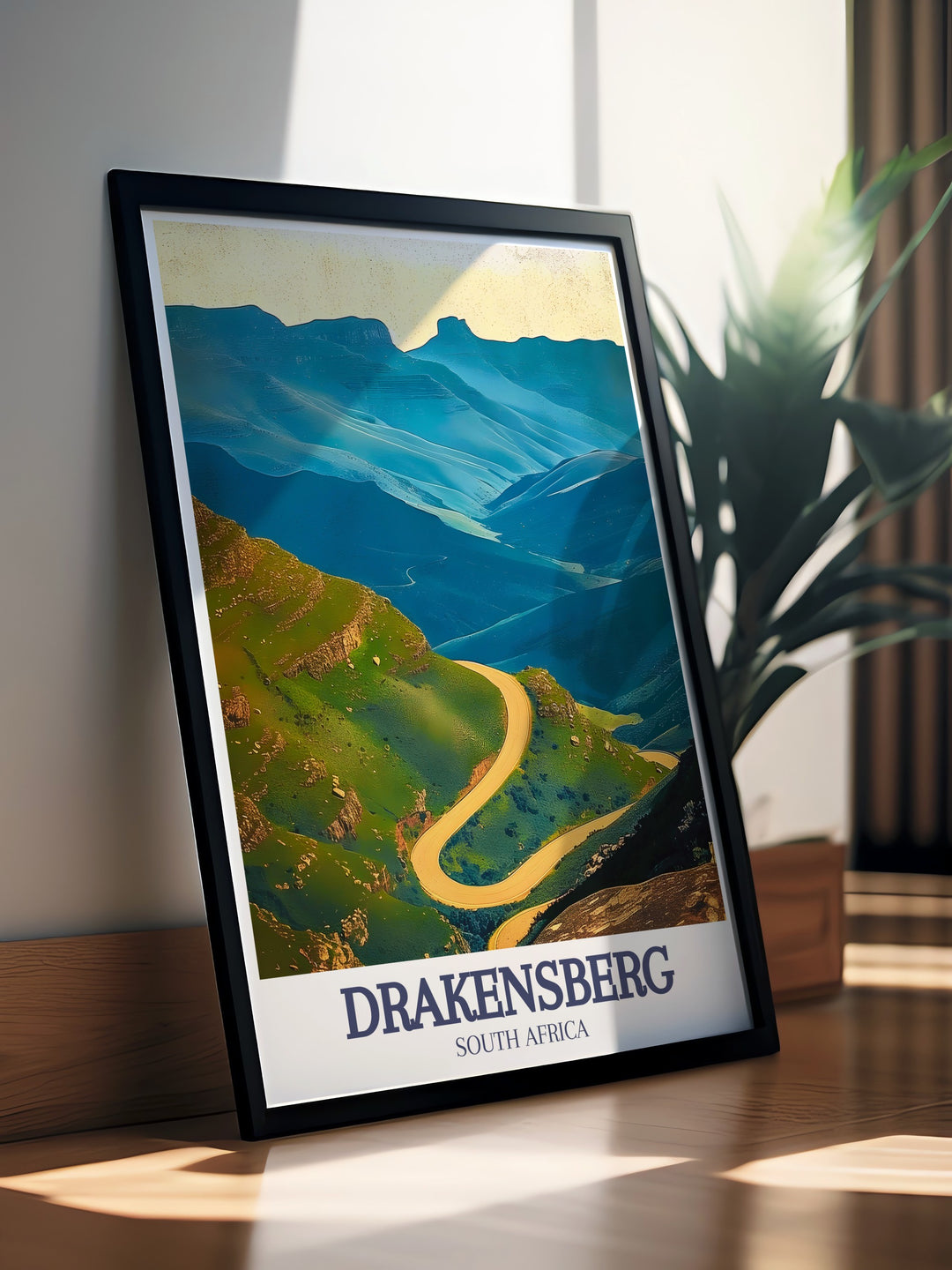 Featuring the sweeping views of Sani Pass and the natural beauty of Royal Natal National Park, this Drakensberg Poster Print is a perfect addition to your wall decor. Ideal for adventurers and those who cherish South Africas wilderness.