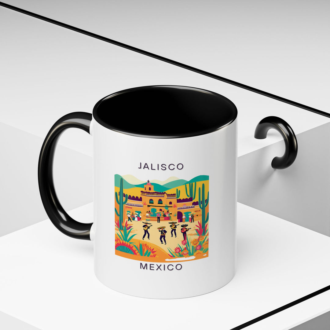 Enjoy the beauty of Jalisco every day with this ceramic mug featuring stunning designs inspired by the region’s cultural vibrancy. Dishwasher-safe and practical, it is perfect for coffee or tea lovers and makes a meaningful gift.