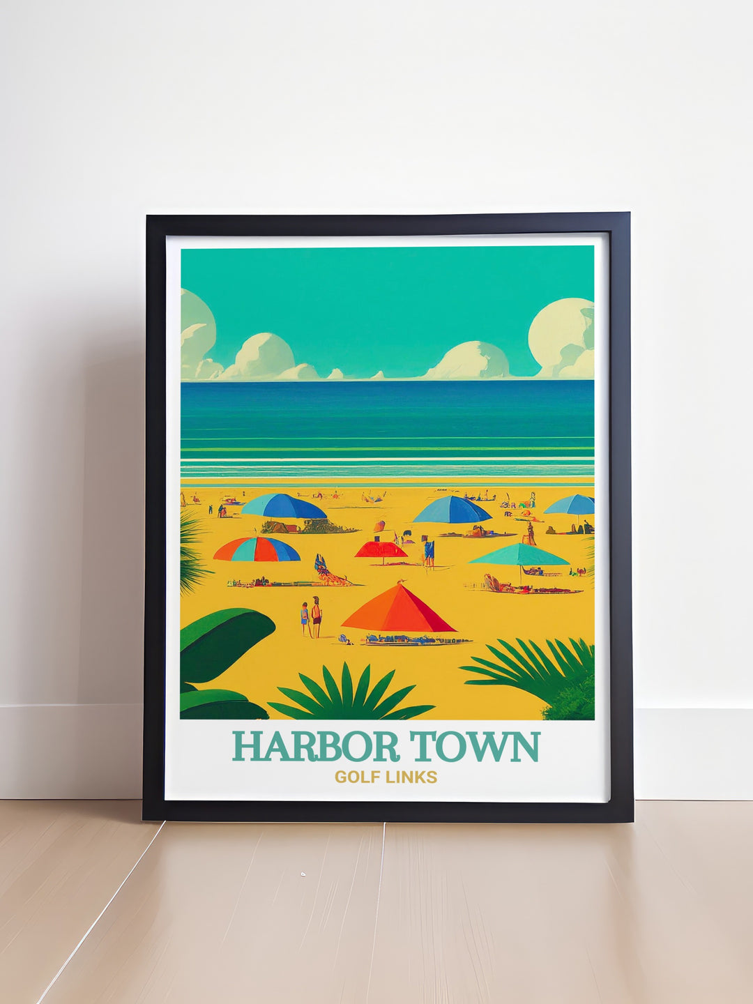 Framed prints of Hilton Head Beaches adding a touch of sophistication and charm to any space creating a captivating art display.