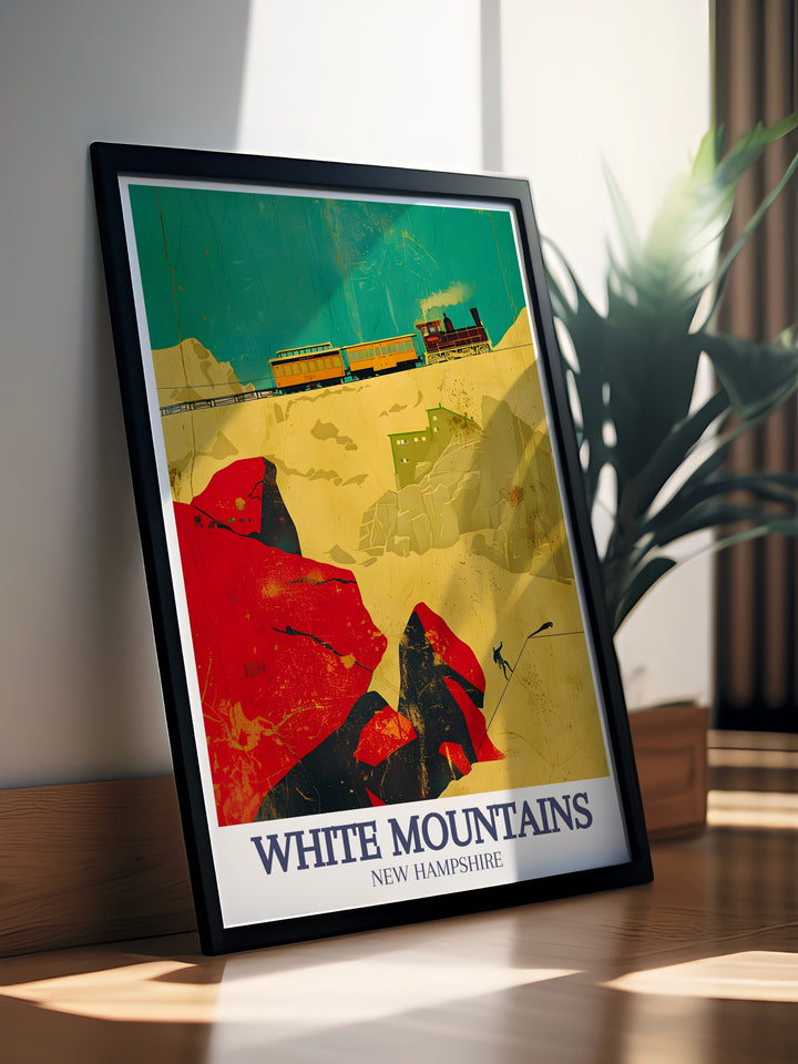 The Basin Vintage Poster offers a nostalgic representation of this serene natural wonder, combining classic design with modern style. Its perfect as a thoughtful gift or a timeless piece for your personal collection.