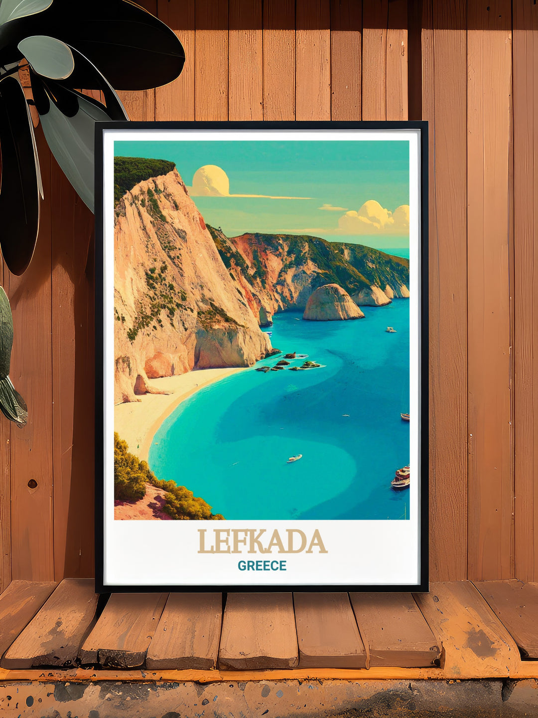 Porto Katsiki Beach Elegant Home Decor brings the captivating scenery of Lefkada into your living space with soft colors and beautiful details. This Greece Wall Art offers a modern and sophisticated touch to your home decor with its stunning visuals of the beach.