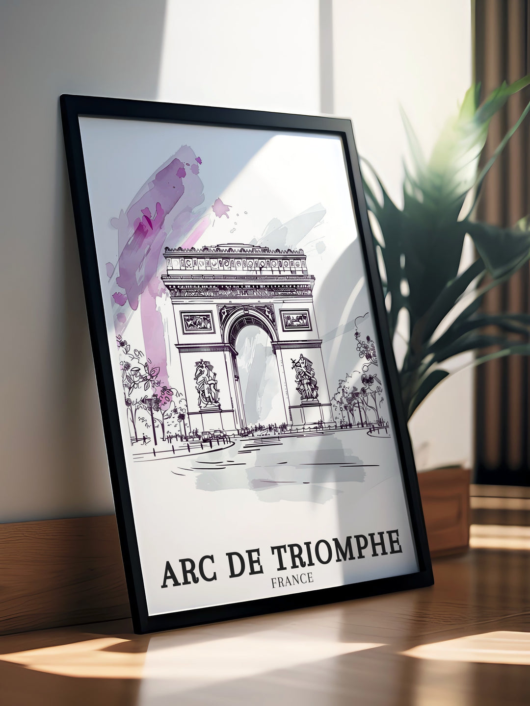 Arc Triomphe Print showcasing Place de lEtoile Champs Elysees is a perfect wall art for those who adore Paris this stunning print captures the essence of the city and adds a touch of elegance and charm to any room in your home or office