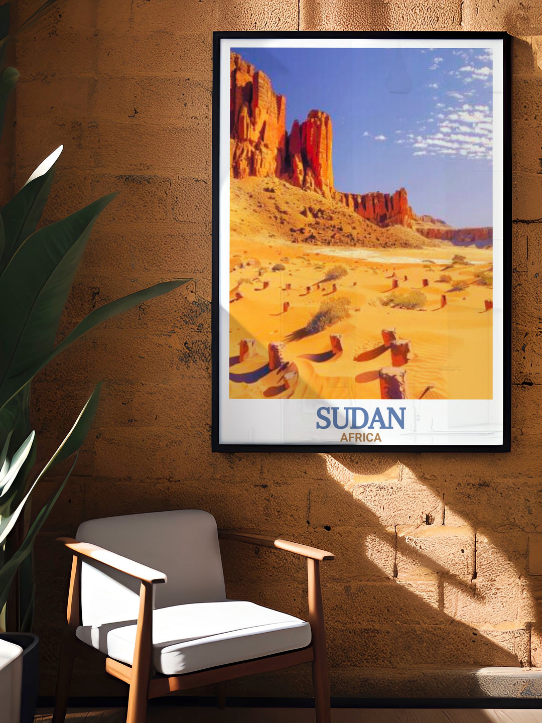 Beautiful Khartoum Painting and Jebel Barkal Art Prints offering a unique blend of cityscape and desert scenery. Ideal for personalized gifts and elegant home décor. Perfect for any occasion from Christmas gifts to travel poster prints.