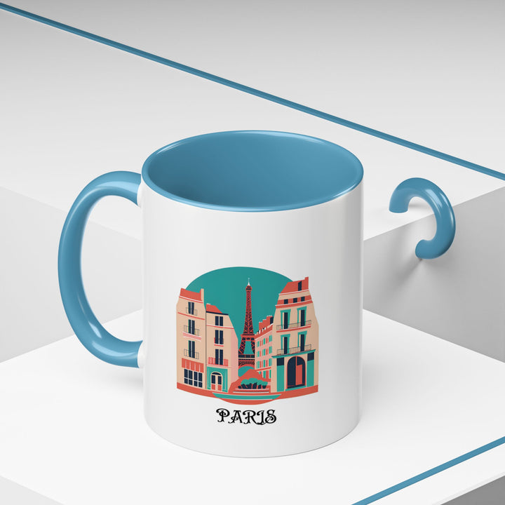 This Paris mug highlights the beauty and tradition of one of the world’s most renowned cities. Crafted from durable ceramic, it is dishwasher safe and makes a thoughtful gift for travel enthusiasts and cultural admirers.