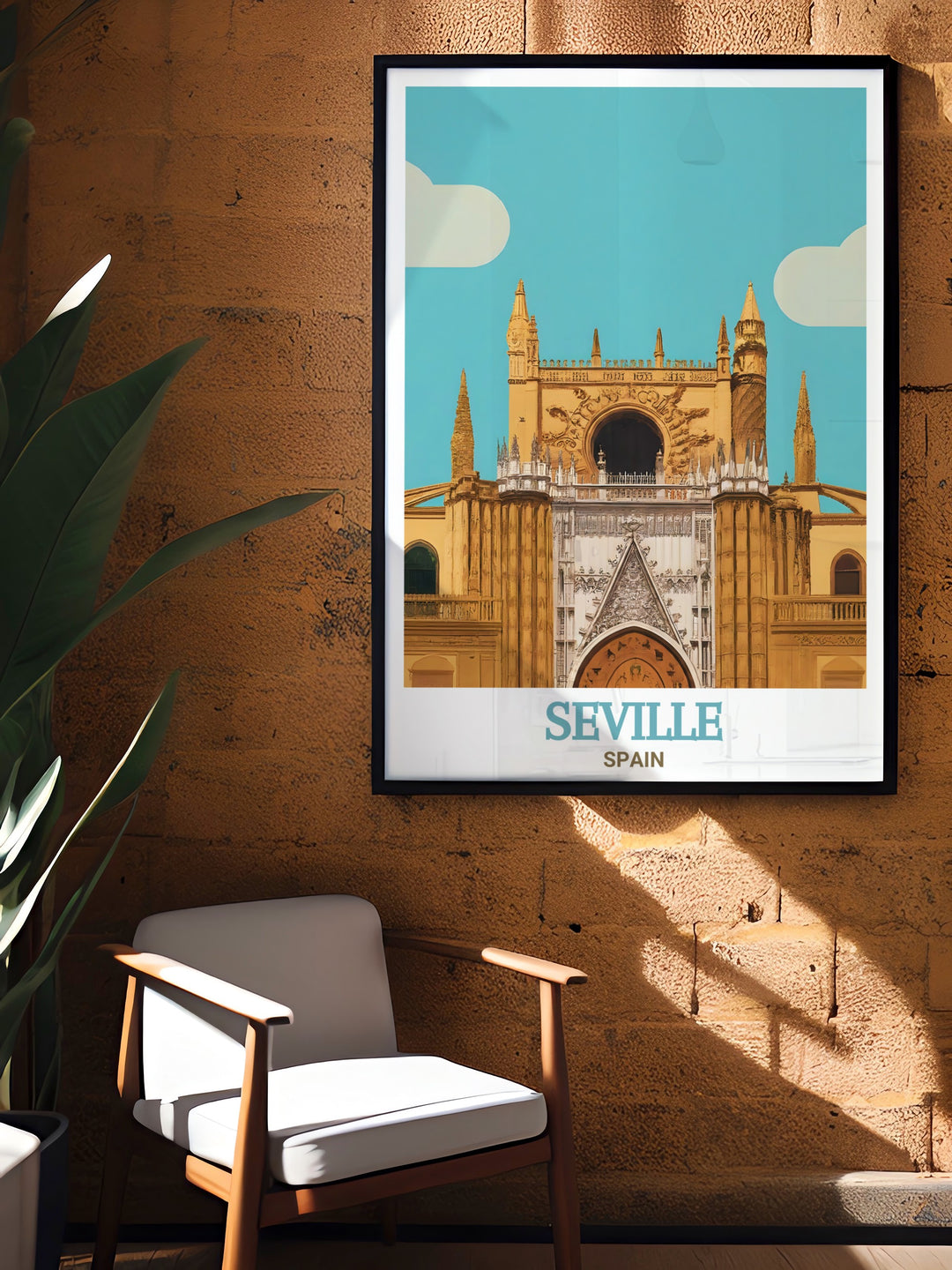 With its intricate design and commanding presence, Seville Cathedral is the centerpiece of this Spain Wall Art. A must have for travel lovers and art collectors, this piece adds both beauty and a touch of history to any home or office.