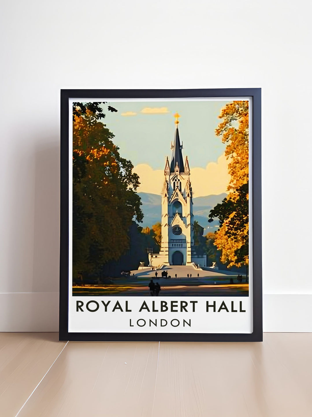 Albert Memorial stunning living room decor featuring the Royal Albert Hall a beautiful print that adds a touch of sophistication to any space and celebrates Londons theatre district