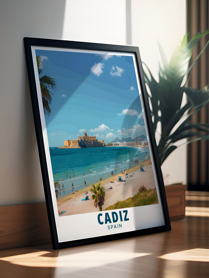 La Caleta Beach stunning prints are perfect for adding a touch of elegance to your home. This Spain travel print features the picturesque scenery of La Caleta Beach making it a wonderful gift for any occasion and a lovely piece of wall art.