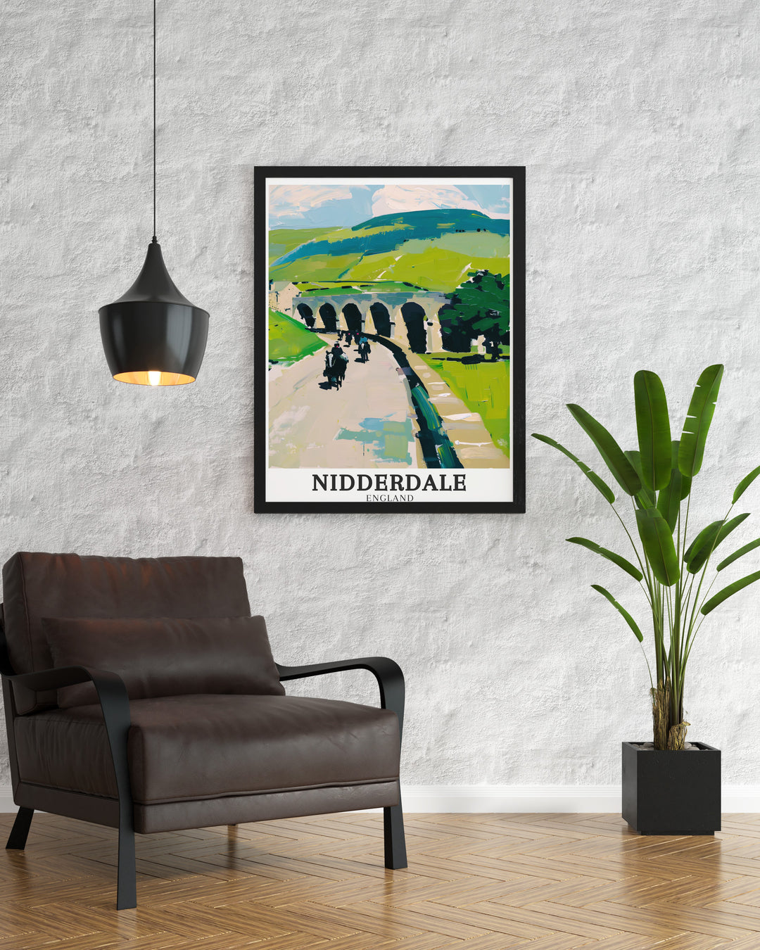 Brimham Rocks poster print showcasing the iconic rock formations of this beloved Nidderdale landmark. This framed art brings a touch of the Yorkshire Dales into your living space, making it the perfect gift for countryside and nature lovers.