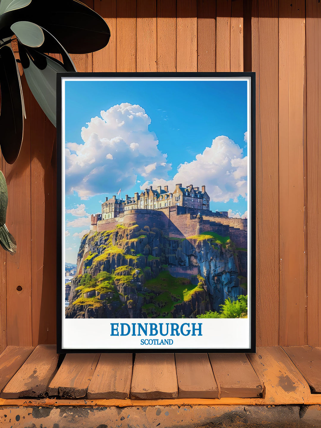 Stunning wall art of the Royal Mile in Edinburgh, capturing the charm and cultural richness of this iconic street, perfect for any home.