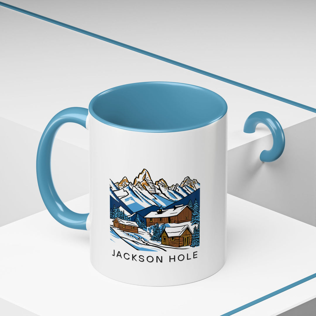 This Jackson Hole Wyoming mug features vibrant artwork of the iconic Teton Mountains, perfect for adding a touch of nature to your coffee or tea. Dishwasher safe for convenience, it’s the perfect gift for those who love Wyoming’s beauty.