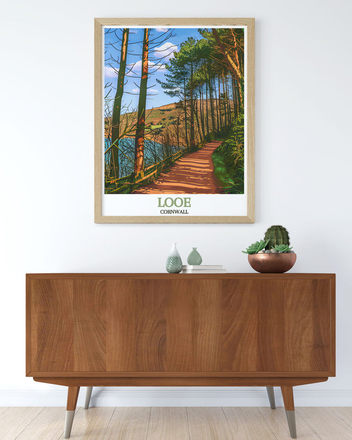 Captivating The Kilminorth Woods artwork featuring detailed illustrations of the scenic woodland in Cornwall these prints add a touch of elegance to your home decor and are perfect as gifts for nature enthusiasts and lovers of The Kilminorth Woods.