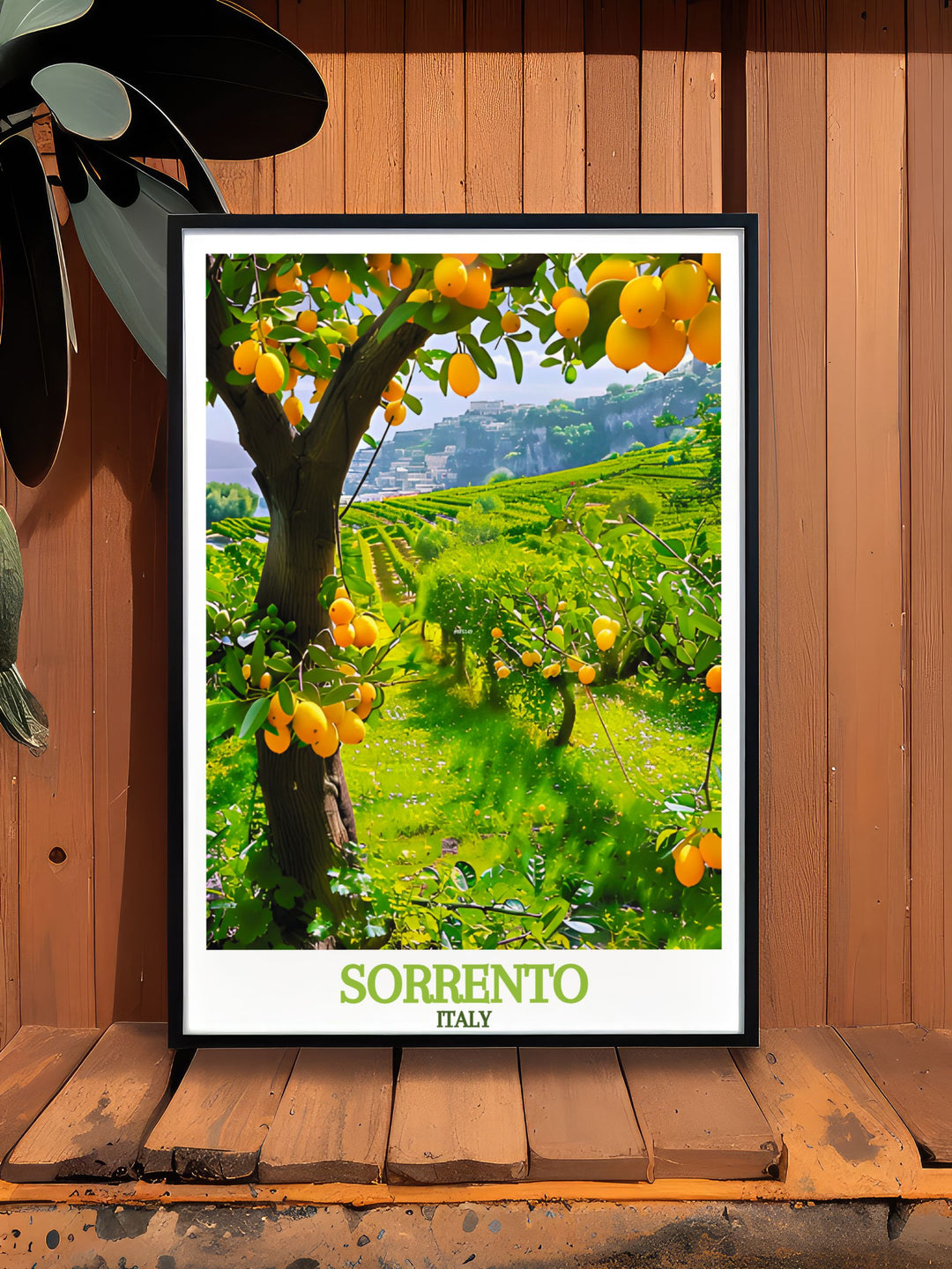 The Hills of Sorrento Peninsula stunning prints offer a modern and colorful touch to your home decor making it a perfect wall decor piece.