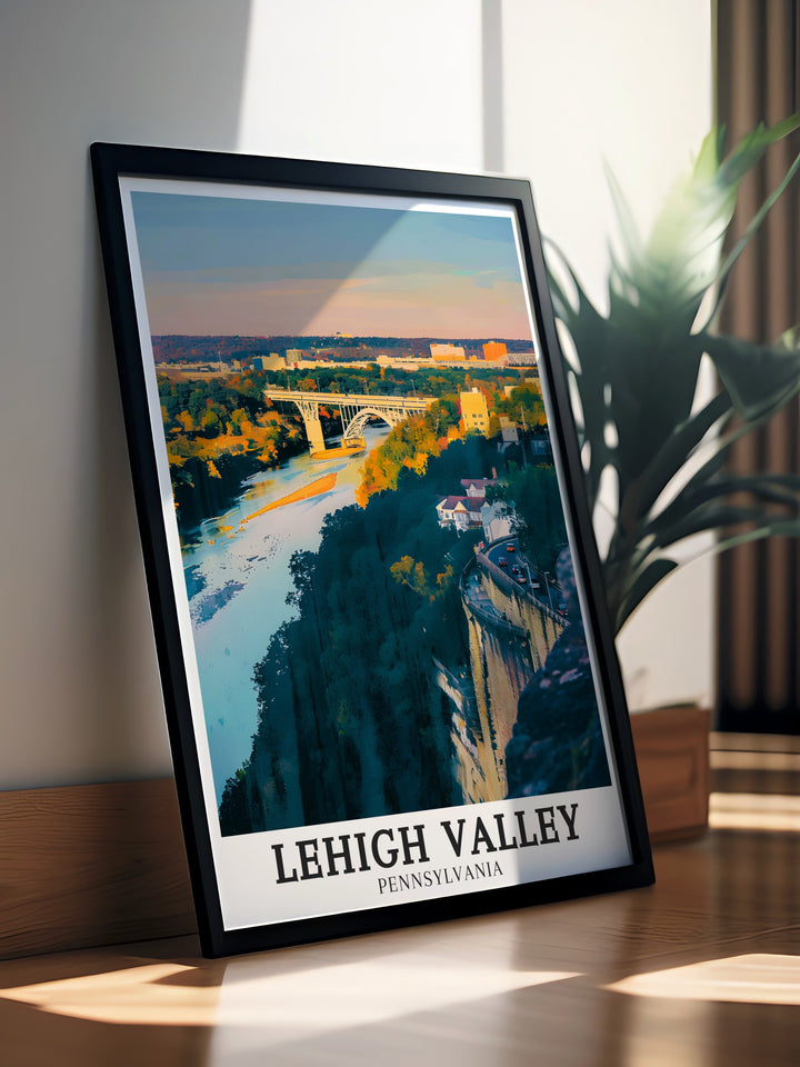 A vibrant canvas print of the Appalachian Mountains in Pennsylvania, offering a scenic depiction of the ranges natural beauty. This artwork is perfect for anyone looking to add a touch of wilderness to their home, making it a stunning centerpiece for any space.