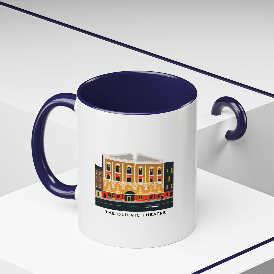 A stunning Old Vic Theatre mug that celebrates the cultural legacy of London’s famous theatre. This 11oz ceramic mug is perfect for enjoying hot drinks while appreciating the artistry of one of London’s most beloved landmarks.