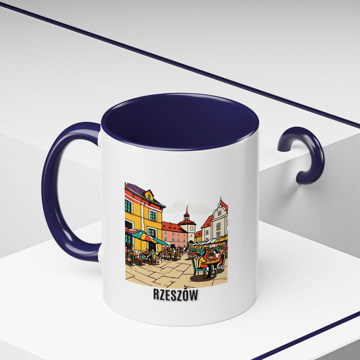 A premium Rzeszów mug designed for enthusiasts and collectors. Showcasing intricate artwork of Rzeszów’s stunning architecture and vibrant culture, this ceramic mug is dishwasher and microwave safe, making it an elegant gift for cultural fans.