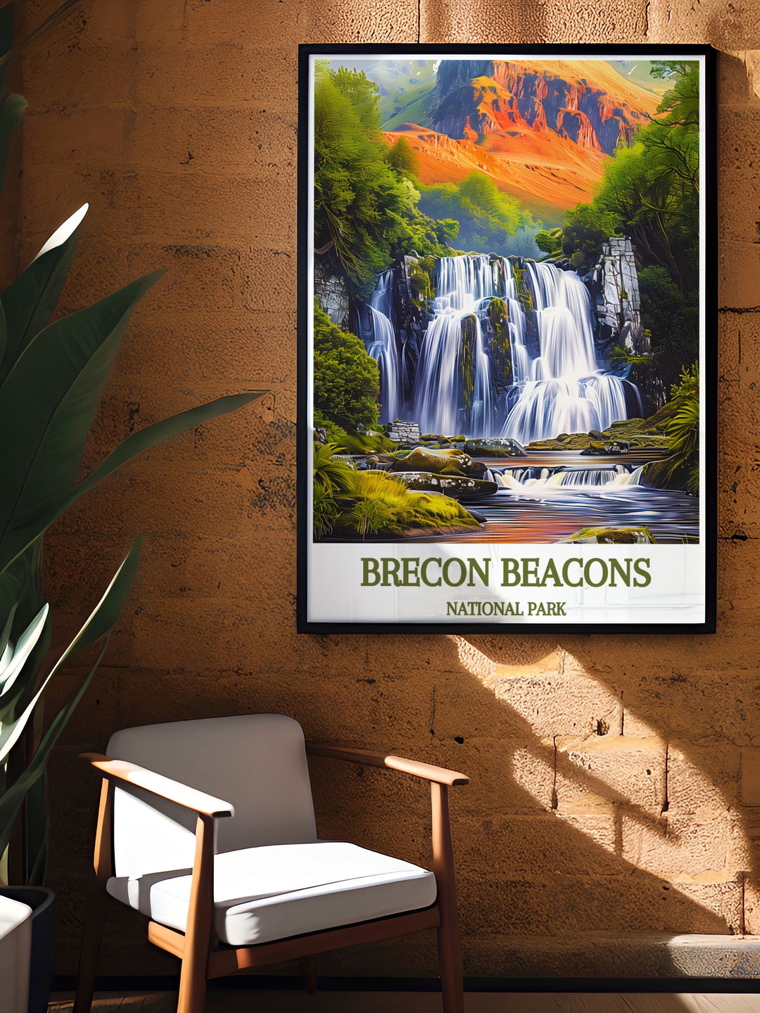 Captivating framed art depicting the scenic beauty of Brecon Beacons National Park, designed to enhance your living space with the dramatic and iconic landscapes of this beloved Welsh region. Perfect for nature lovers and art enthusiasts.