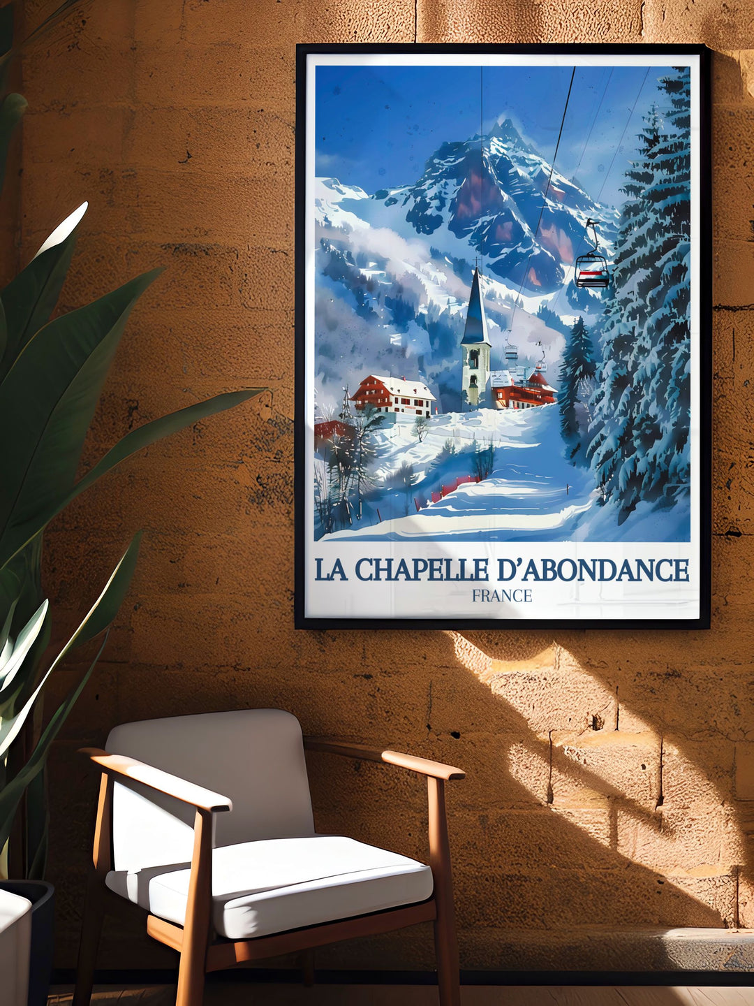 Bucket List Prints showcasing the stunning views of Saint Maurice and Val d Abondance these artworks are perfect for those who dream of alpine adventures in the French Alps