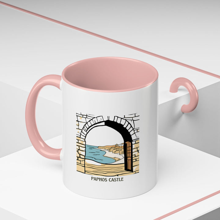 Celebrate your love for Paphos Castle Cyprus with this artistic ceramic mug. Featuring vibrant and detailed artwork, it is microwave and dishwasher safe, making it ideal for daily use or as a meaningful gift for cultural enthusiasts and collectors.