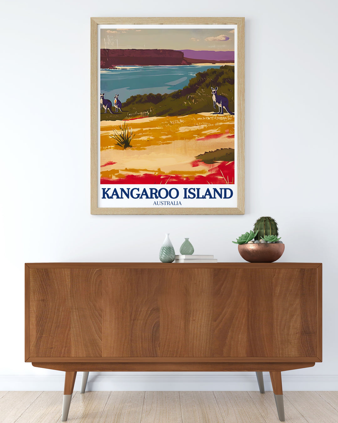 Featuring the iconic Remarkable Rocks and the expansive Flinders Chase National Park, this Kangaroo Island poster is the perfect addition for anyone who loves Australias natural beauty.