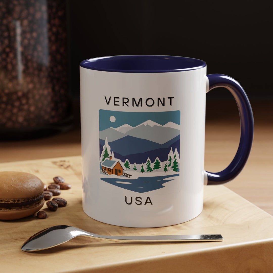 A beautifully designed Vermont USA mug showcasing Vermont’s stunning landscapes. Perfect for coffee or tea lovers, it’s ideal for gifting or personal use. Durable and dishwasher-safe, this mug is a great keepsake for Vermont enthusiasts.