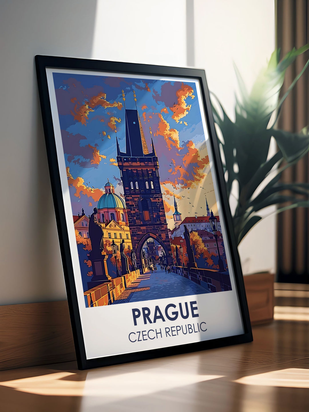 Discover the charm of Prague with a Charles Bridge Karluv vintage print. This Prague Poster is perfect for those who appreciate Travel Prints and want to bring a piece of the Czech Republic into their home decor. Ideal for Prague Home Decor enthusiasts.