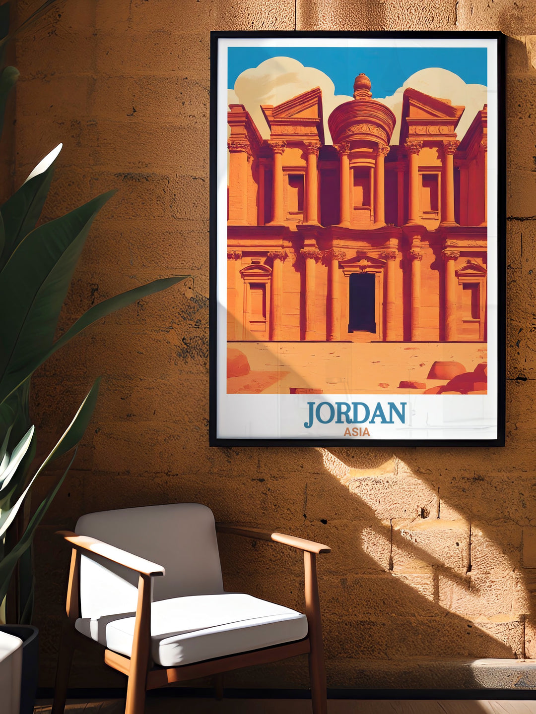 Featuring the ancient city of Petra and the bustling streets of Amman, this Jordan poster is ideal for anyone who loves to explore the worlds most iconic destinations. Whether for a gift or personal collection, this print is a timeless reminder of Jordans beauty.