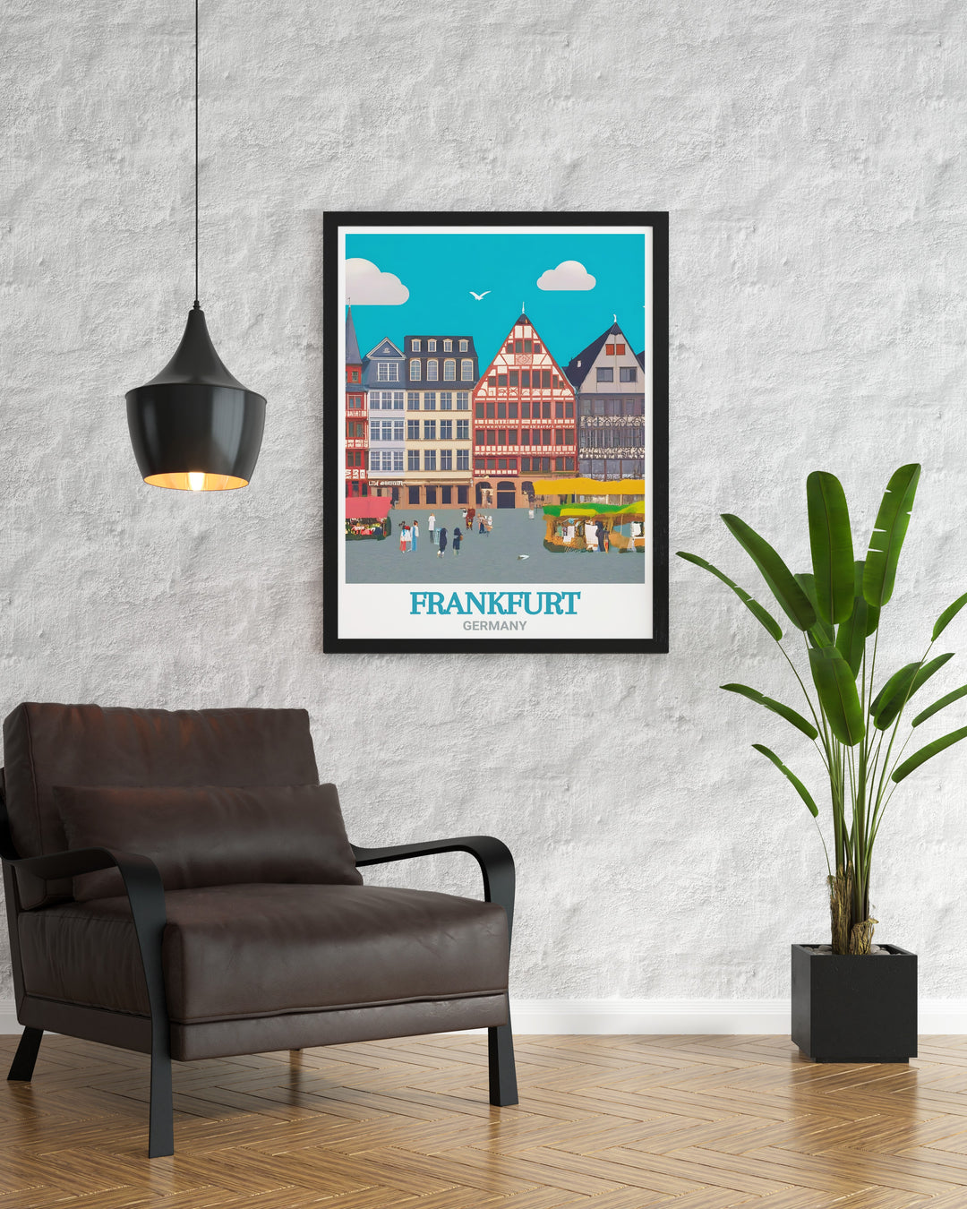 Romerberg Stunning Prints showcasing Frankfurts historic square perfect for adding a touch of elegance and history to any room