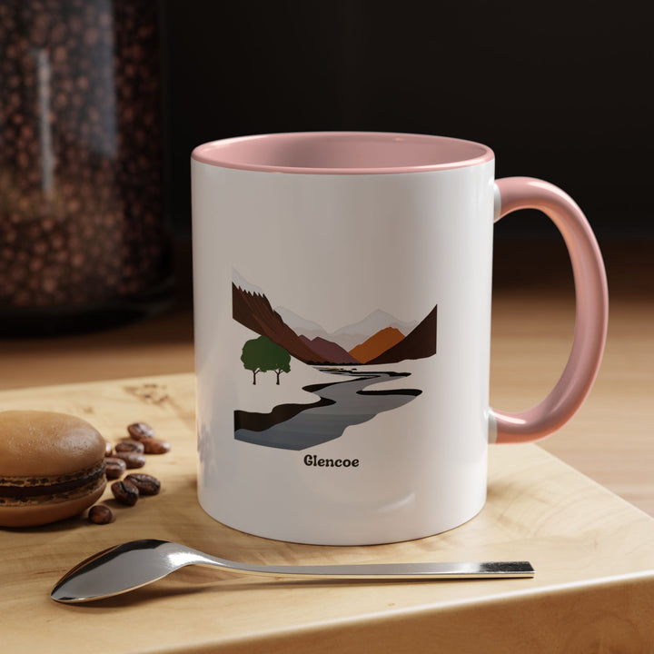 A ceramic Glencoe mug that showcases Scotland’s iconic landscapes. Durable and dishwasher-safe, it is a practical yet artistic piece, perfect for adding a touch of the Highlands to your drinkware collection.