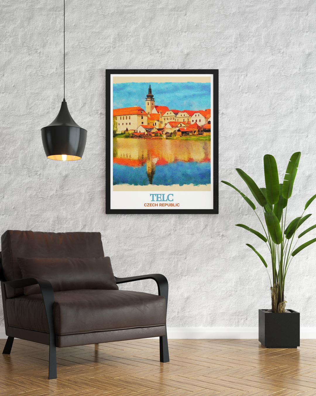 Immerse yourself in the beauty of Telč with this Telč Castle decor print. The detailed artwork highlights the iconic architecture of this Czech Republic town, making it a must have for history enthusiasts and art collectors. This print offers a unique way to celebrate the scenic beauty of Telč