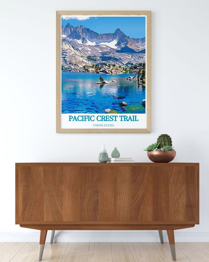 Desolation Wilderness modern decor piece featuring stunning wilderness scenes and dramatic views ideal for anyone who loves hiking and national park landscapes