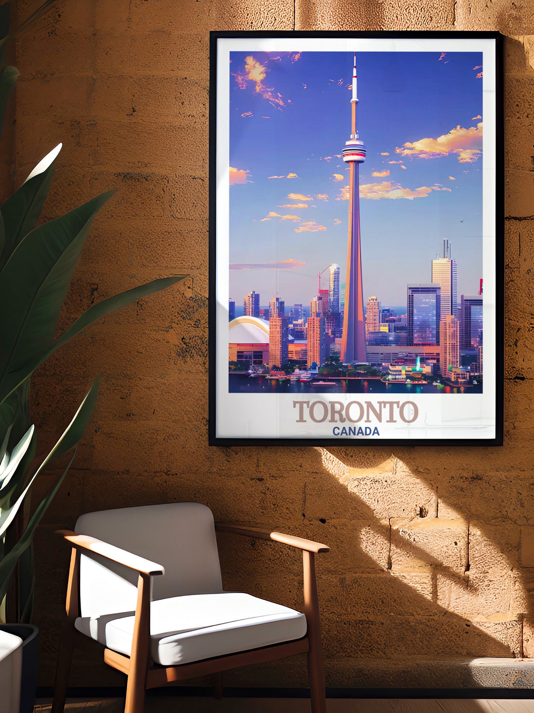 Torontos dynamic skyline and the Royal Ontario Museum are beautifully portrayed in this travel print. The detailed artwork highlights the cultural richness of the city, making this framed print an ideal addition to any room, from living spaces to offices.