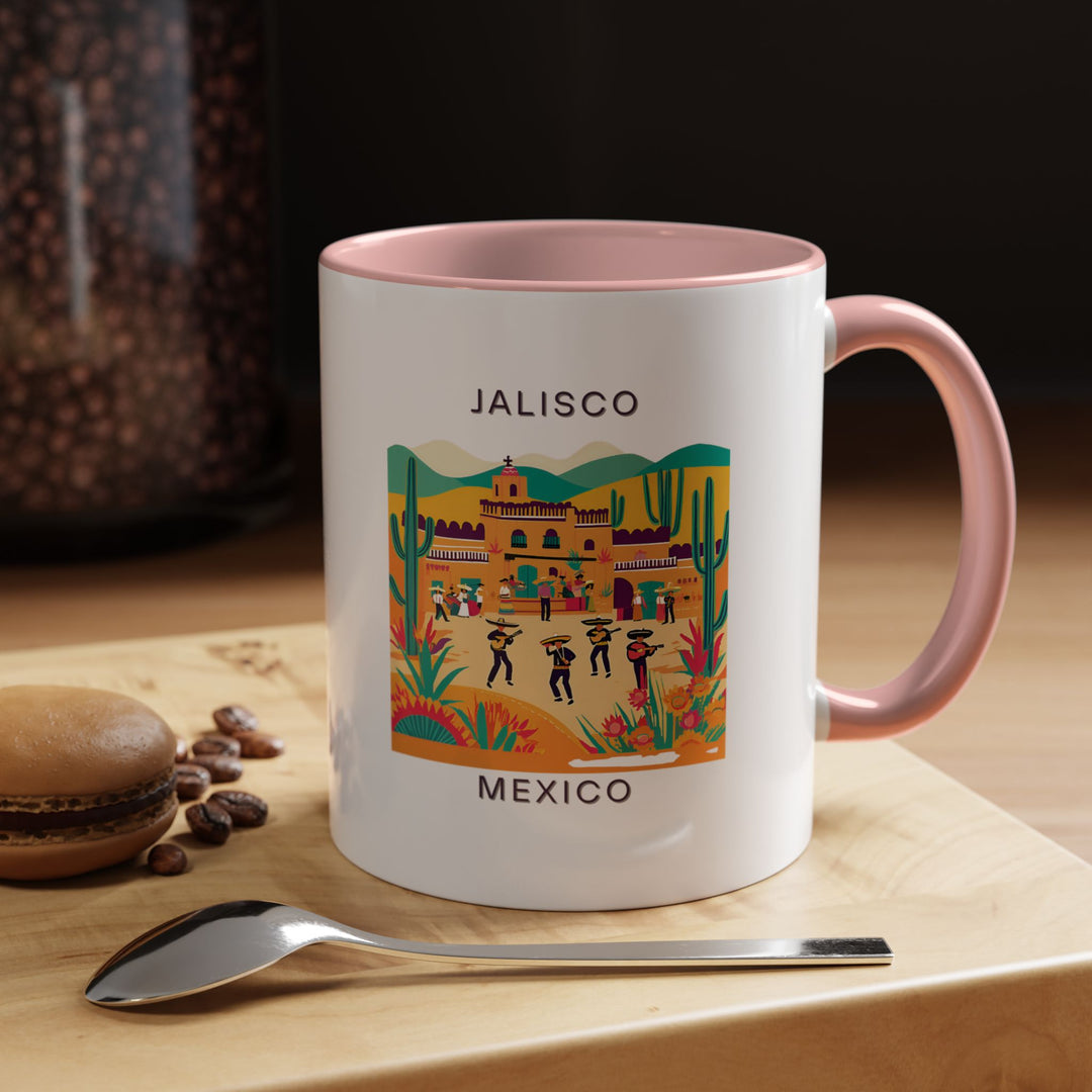 Enjoy your favorite beverage with this Jalisco Mexico mug, highlighting the region’s iconic landmarks and cultural richness. Dishwasher-safe and durable, it is a meaningful gift or keepsake for admirers of Jalisco.