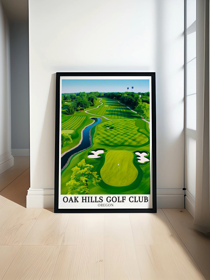 Featuring the lush greens and signature rolling hills of Oak Hills Golf Club, this canvas art print is perfect for those who appreciate both golf and scenic landscapes. Ideal for golf themed spaces and Douglas County enthusiasts.