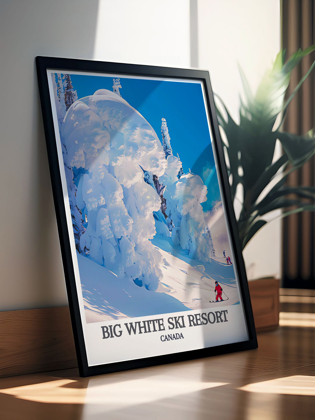 Custom print of Big Whites snow ghosts, designed to capture the serene and mystical quality of these natural sculptures, perfect for personalized decor that brings the magic of the Rockies into your home.