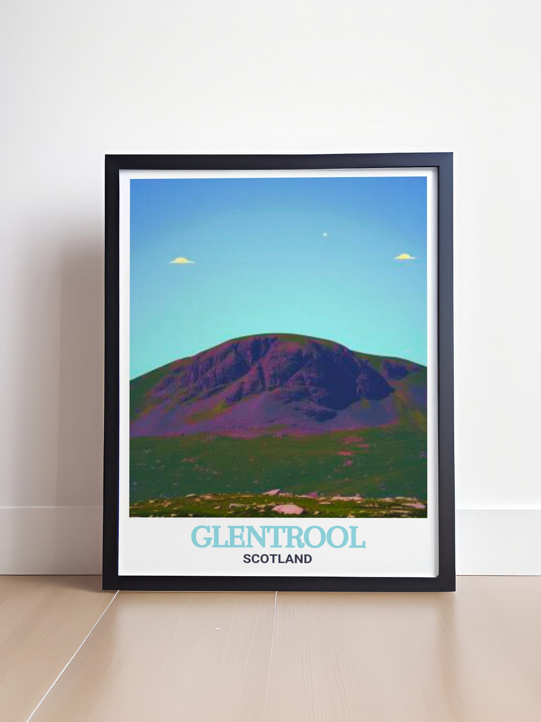 Bring the adventure of Glentrool Galloway and Merrick into your home with this cycling wall art showcasing the mountain bike trails around Loch Trool perfect for cyclists and outdoor enthusiasts who want a piece of Scotlands natural beauty on their walls.