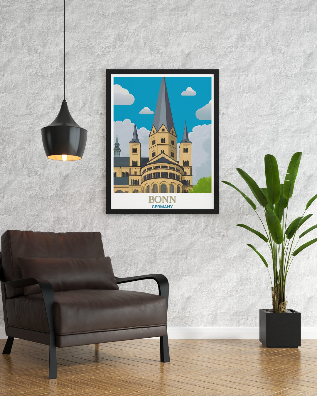 This Bonn Minster wall poster highlights the architectural elegance of one of Germanys most cherished landmarks, with intricate details that showcase the citys rich history. A perfect gift for those who appreciate German art and culture.