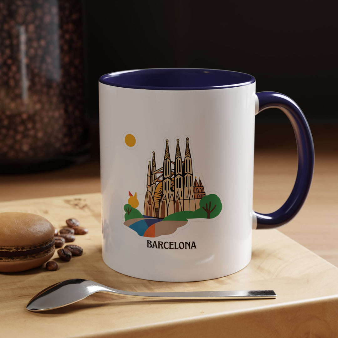 This Barcelona mug combines artistic beauty with practical design. Crafted from durable ceramic, it is dishwasher-safe and ideal for coffee or tea lovers. Featuring intricate designs, it makes a thoughtful gift for fans of Barcelona’s vibrant spirit and history.