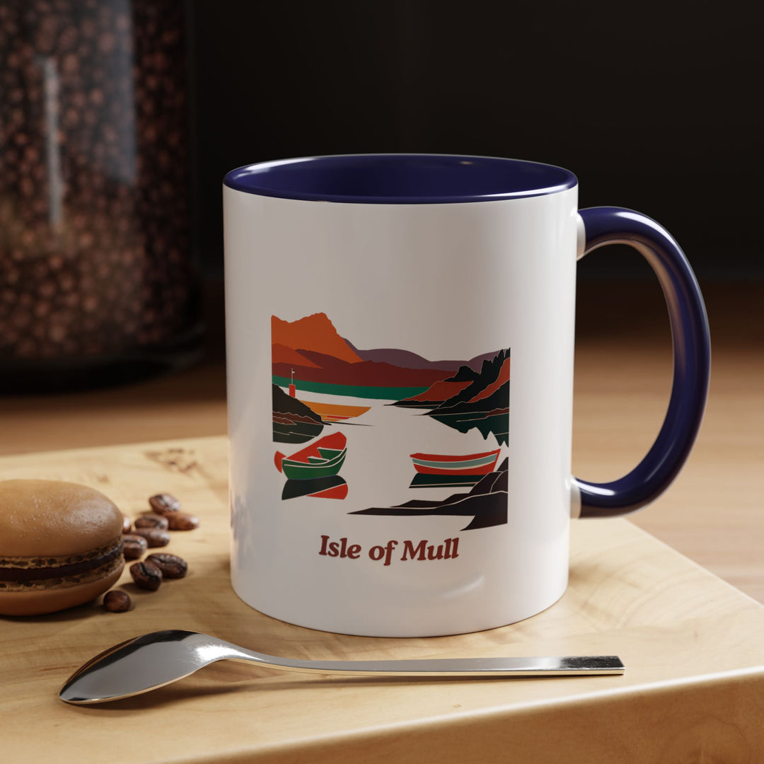 A beautifully designed Isle of Mull mug capturing the island’s scenic charm. Perfect for coffee or tea lovers, it features intricate artwork inspired by the Isle of Mull’s landscapes. Durable and dishwasher-safe, it makes a thoughtful gift or keepsake for travelers and collectors.