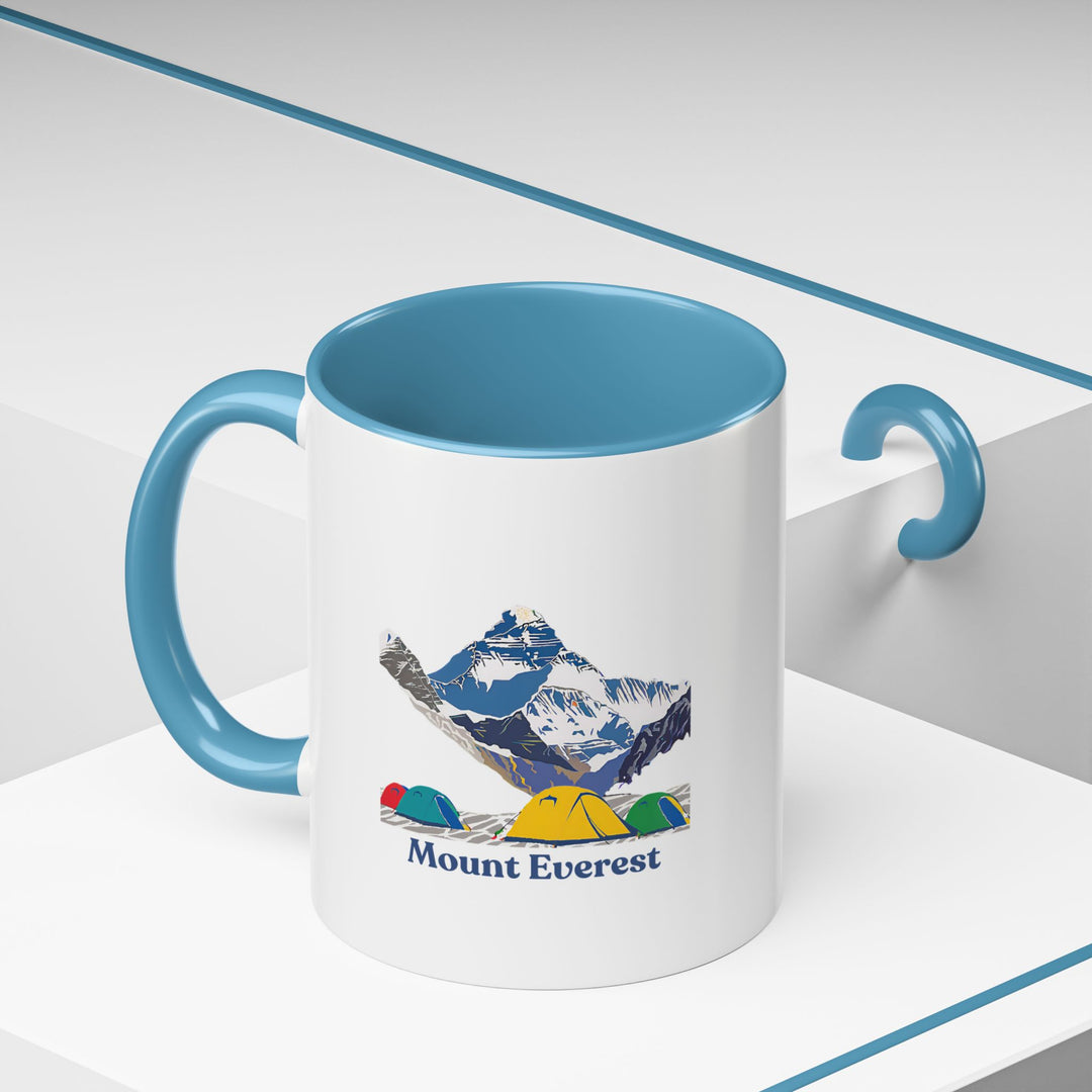 Bring the essence of Mount Everest into your home with this stylish mug. Featuring artwork inspired by the world’s highest peak, it is dishwasher-safe and perfect for hot beverages, making it a wonderful keepsake.