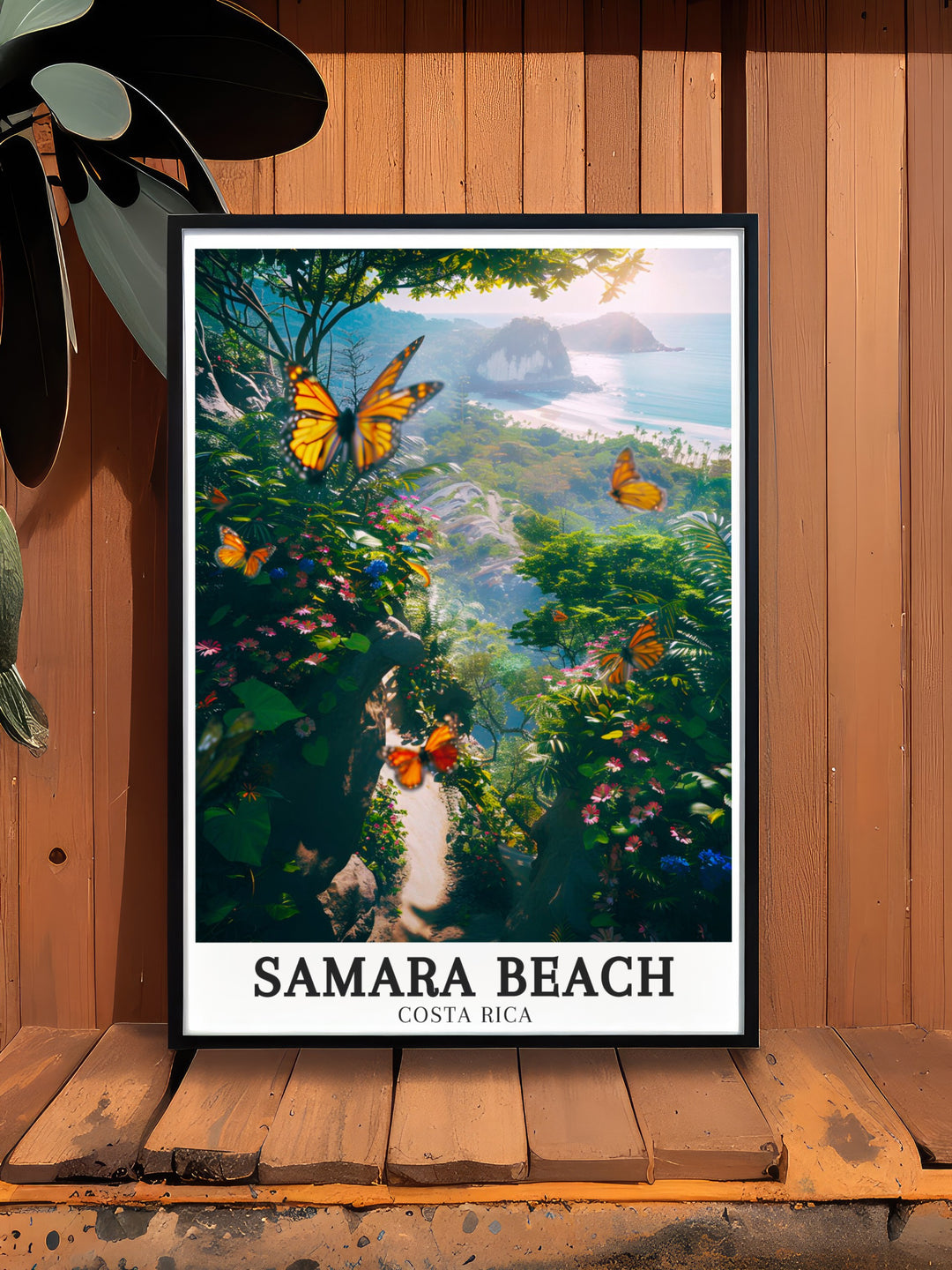 Featuring the serene Samara Beach, the lush Osa Conservation Area, and the whale tail shaped beach at Marino Ballena National Park, this Costa Rica poster adds a tropical touch to any space. Perfect for beach lovers and explorers at heart.