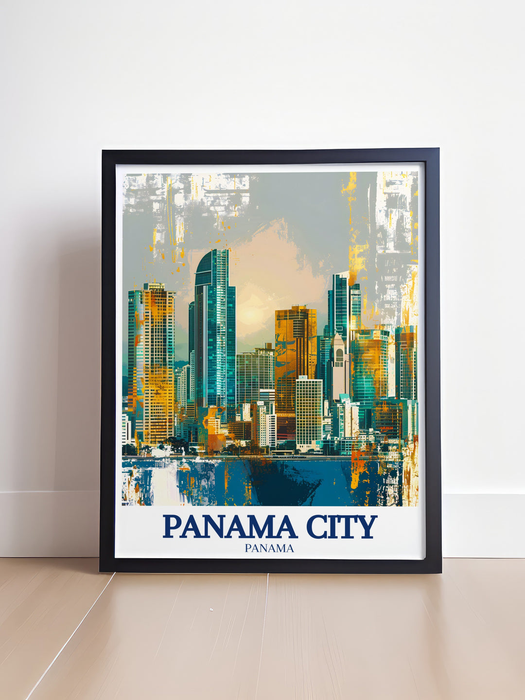 Cherish vacation memories with Panama Canal Panama City skyline beach prints perfect for thoughtful gifts and home decor